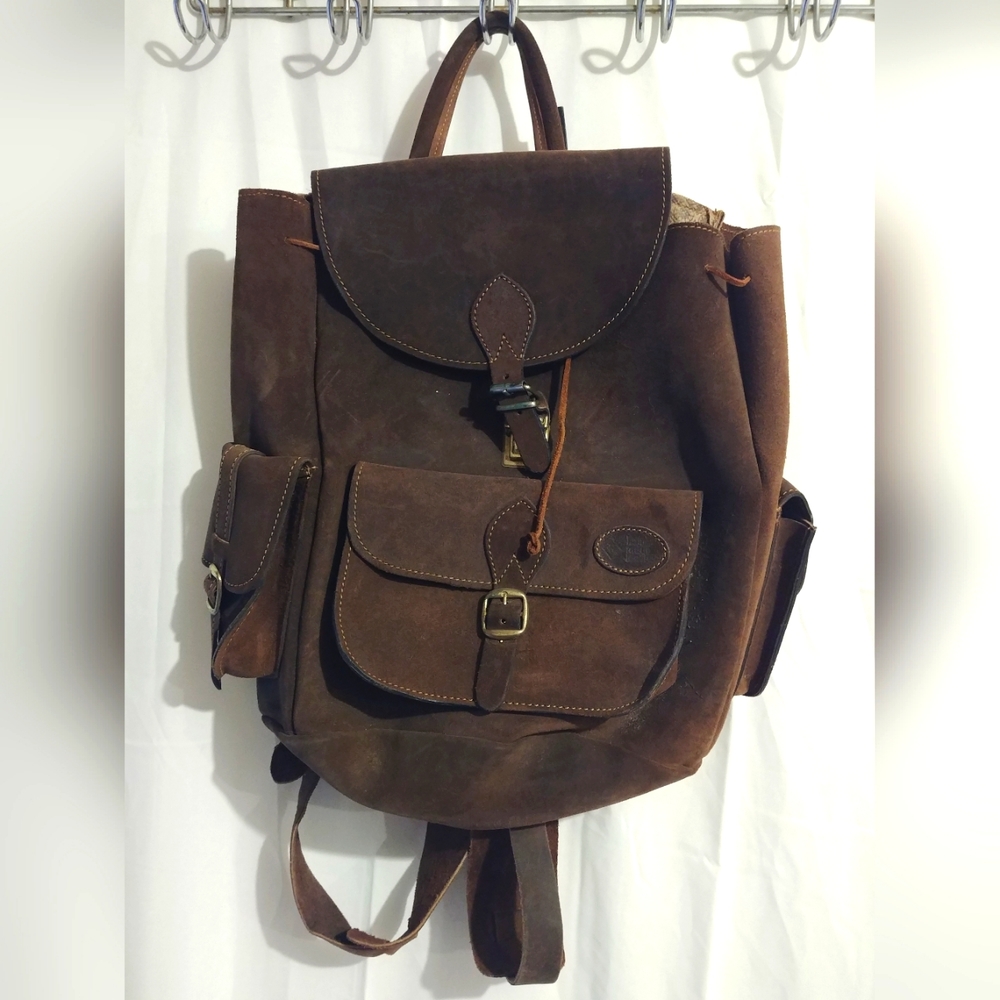 Leather Backpack Bag - image 1